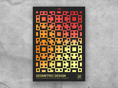 Geometric shape poster 14