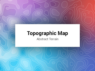 Topographic Map Abstract Terrain