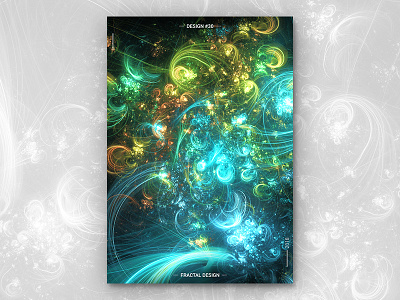 Fractal Poster Design Poster #30 B abstract abstract background digital fractal poster space swirl swirly