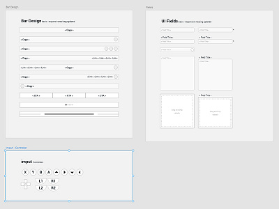 Ux Ui Kit WIP 2 bar design bars footer form form field headers imput ios ui ui kit ui kit wip wireframe wireframe kit