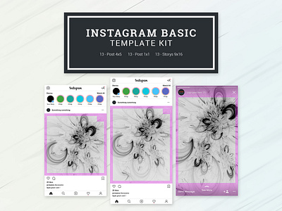 Instagram Basic Template Kit