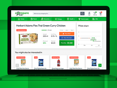 Design for Grocery Shopping Service design shopping site web website