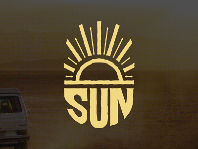 Sun illustrator logo logo design sun vector