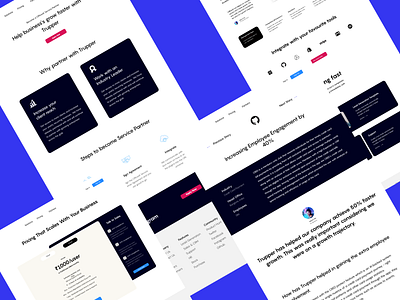 Trupper brand design branding design saas saas design saas landing page saas web design saas website startup ui ui ux ux website website design