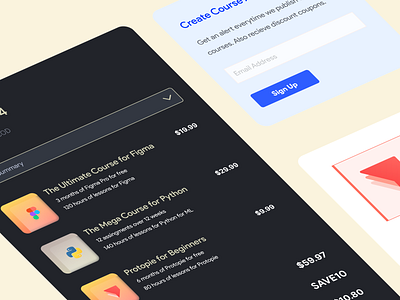 Learning SaaS App ft 2 learning app mobile app design product design protopie saas saas app saas design saas landing page saas website ui ui ux vue.js