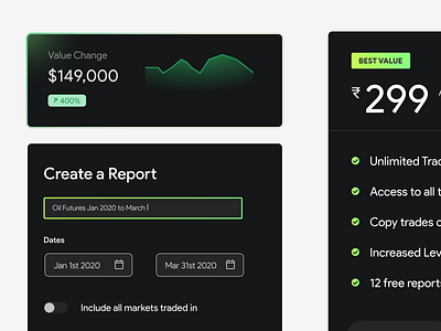 Trading App Components