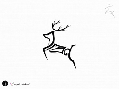 Harin (Deer) Bangla Typography bangla calligraphy clean concept conceptual deer harin lettering logo typography word logo wordmark