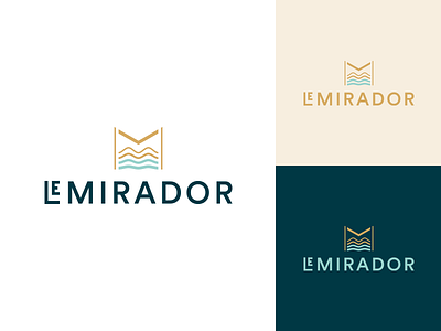 Le Mirador brand branding logo visual identity