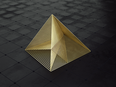 My logo visual variations 3d abstract art cgi cinema4d design digital art gold logo octane render visualization