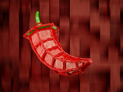 Red hot Inflatable pepper