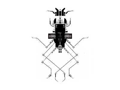 Robot 07 black and white collage digital design diseño gráfico graphic design illustration morfología morphology robot transform