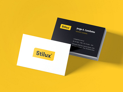 Stilux Institutional stationery branding branding assets design diseño gráfico graphic design logo papelería personal card tarjeta personal