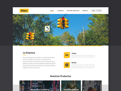 Stilux Website branding design desktop diseño gráfico graphic design home page landing redesign ui ui ux webos