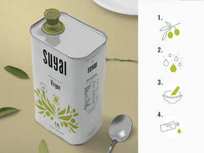 Olive oil pack design brand branding design diseño gráfico graphic design illustration ilustración logo morphology oil can pack package design packaging uba vector