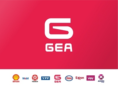 GEA - Gas Station - Logo Design brand branding design diseño diseño gráfico estación de servicios fuel gas station graphic design logo nafta service station uba visual identity