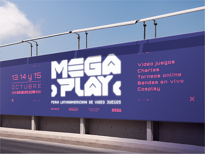 Megaplay - Latin American videogame fair design