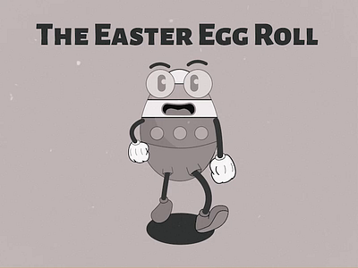 The Easter Egg Roll 2d animated gif branding design dribbble illustration logo motion motion design ui
