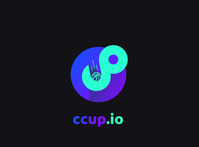 CCUP.io logo animation 2d animated gif app brand branding design dribbble illustration motion motion design