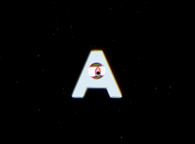A 2d alphabet animated gif animation anymography branding design dribbble illustration letter motion motion design space typography