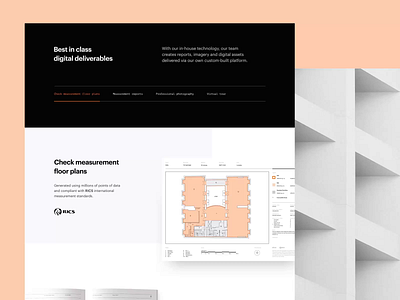Stak - Commercial Property Page architecture commercial corporate homepage interface landing londong minimal property real estate responsive trending ui