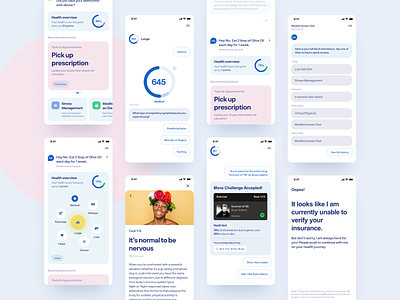 Kyla - Interactive Personification ai animated app app design b2b chat component dashboard design agency health medical native personal personlasized principle style guide ui wellbeing