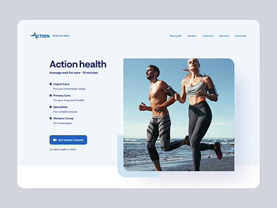 Kyla - Action Health chat components design agency healthcare inspiration interactive landingpage medical minimal personal principle refreshing saas simple trending ui webdesign wellbeing
