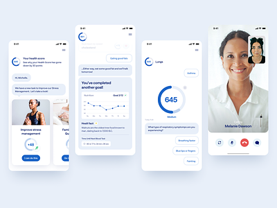 Kyla - Goals Management ai animated app app design b2b chat component dashboard design agency health management medical native personalised principle style guide ui wellbeing