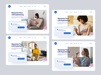 Kyla - Above the Fold Imagery ai bayesian calm design agency healthcare hero imagery landing page medical medicine minimal personalised saas startup treatment ui webdesign website wellbeing wellness