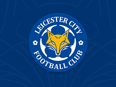 Leicester City Logo Update animal crest dark football leicester line logo redesign soccer sports team
