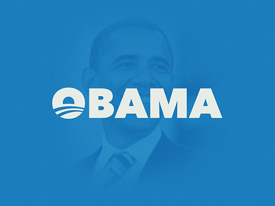 Obama ai america elections flat logo minimal obama politics president usa vector