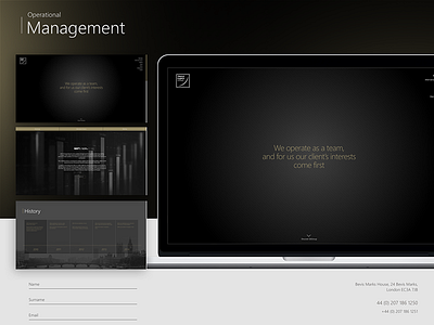 Global Kapital Group banking company dark finance fintech london onepage parallax sketch ui web