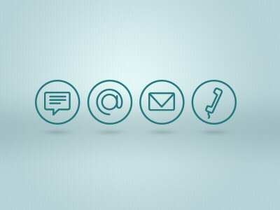 Contact Form Icons