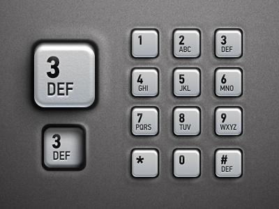 Phone Key icon key numbers phone