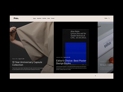 Prim - WordPress Theme blog fashion furniture interior magazine minimal responsive template theme wordpress