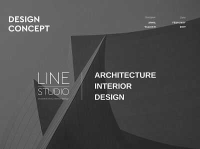 LineStudio- design concept architecture design interior minimalism mobile ui typogaphy uidesign uxdesign web design website website design