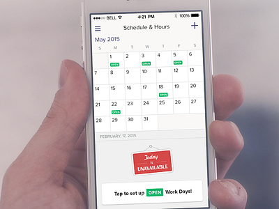 goPanache iPhone app calendar flat ui iphone mobile ui personal assistant schedule user interface ux