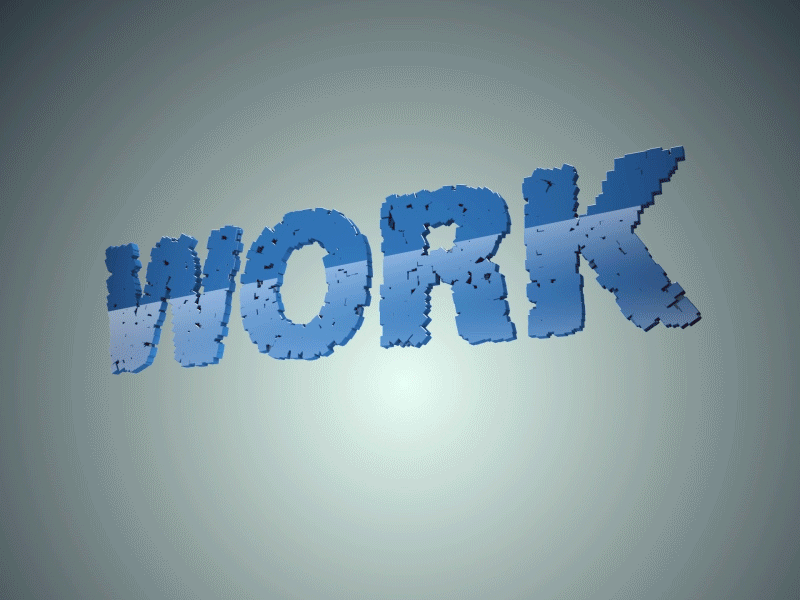 Work after effects new me time personal work loop c4d cinema 4d weekend projects free time 2018 type work hard play harder motion