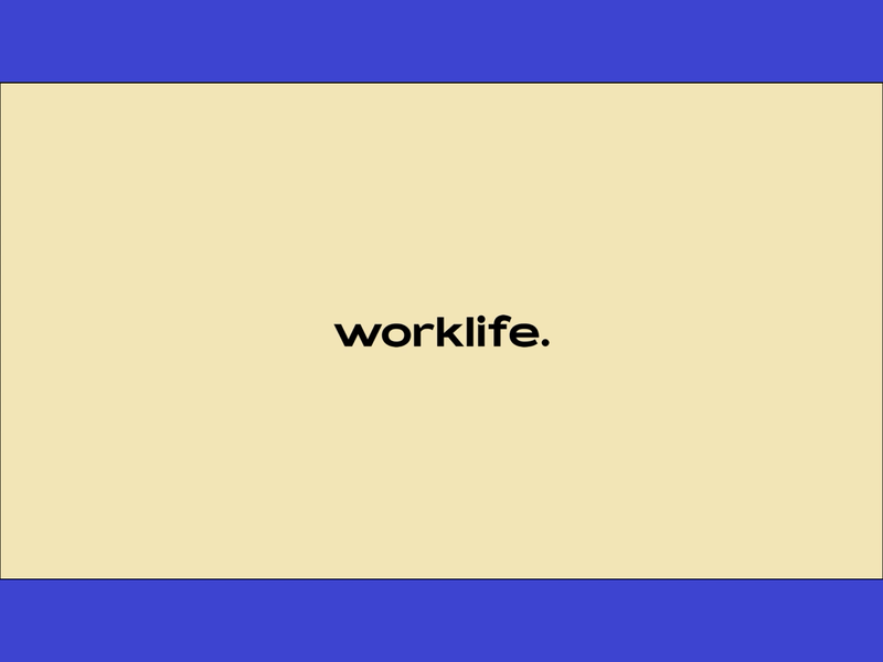 Worklife VC logo gif animation color block color blocking gif gif animated gif animation logo logo animation online online event video