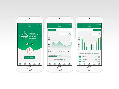 Smart Power Manager App app app design