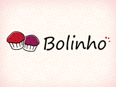 Bolinho cute girly muffin pink