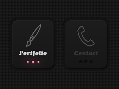 Buttons buttons dark design hover icons