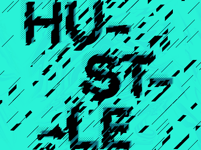 Hustle cool digital edgy editorial experimentation hustle modern sharp type typography