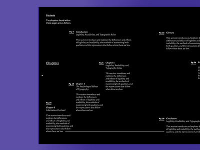 Dissertation Typography Layout