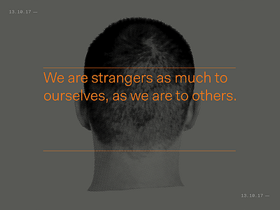 We Are Strangers