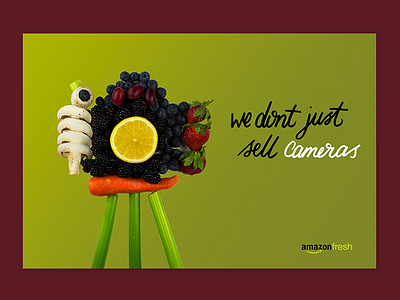 Amazon Fresh D&AD 2017 advertising amazon branding campaign food fresh fun identity modern poster type typography
