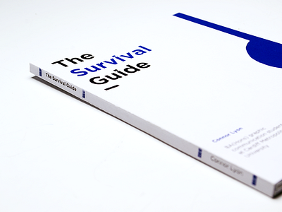 The Survival Guide book design editorial graphic illustration minimal modern print swiss type typography wip