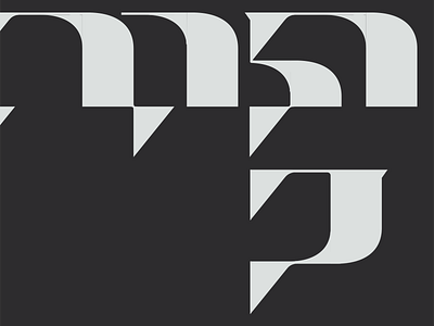 EXPERIMENTAL TYPE— edgy font graphic design minimal modern type typeface typography