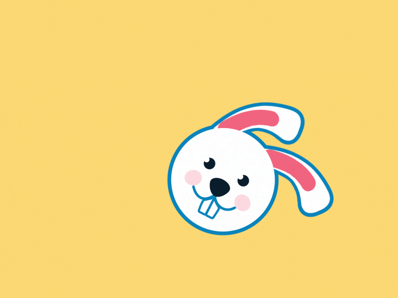 Easter Bunny animation bunny easter mograph motion design motion graphics rabbit