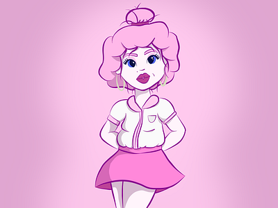 Pretty in pink pin up pink procreate