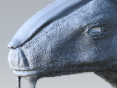 Work in progress sea-monster render 3d monster sculpting